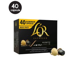 40 Capsule L'Or Espresso Ristretto – Compatibile Nespresso