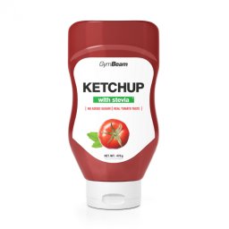 GymBeam Ketchup cu îndulcitor stevia 470 g mild
