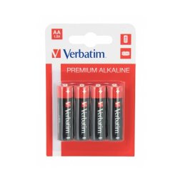BATERIE VERBATIM AA (R6), 1.5V alcalina, 4 buc., inch49921inch