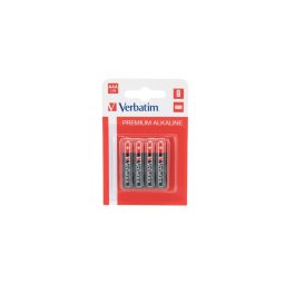 BATERIE VERBATIM AAA (R3), 1.5V alcalina, 4 buc., inch49920inch