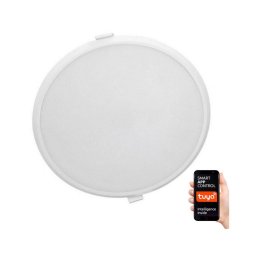 Plafonieră LED încastrată dimabilă ALGINE LED/22W/230V Wi-Fi Tuya rotundă