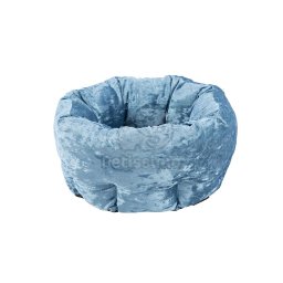 Culcuș Scruffs Velvet Donut Albastru - 45 cm