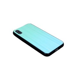 Husa iPhone X iPhone XS Silicon+Sticla Mint