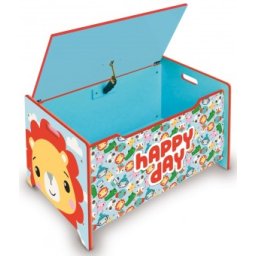 Ladita din lemn pentru depozitare jucarii Fisher Price, Happy Day