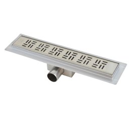 Rigola dus Ermetiq 80 cm, cu gratar inox, 50 mm cu izolatie, Model H