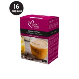 16 Capsule Italian Coffee Ginseng - Compatibile Lavazza Firma