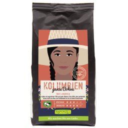 Cafea Arabica boabe Columbia bio 250g