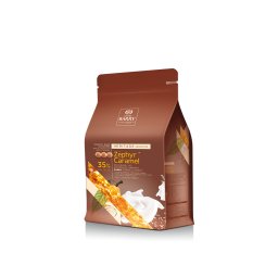 Ciocolata Alba cu Caramel 35% Zephyr Caramel, 2.5 Kg, Cacao Barry