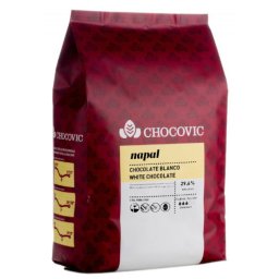 Ciocolata Alba 29.6% Napal, 5Kg, Chocovic
