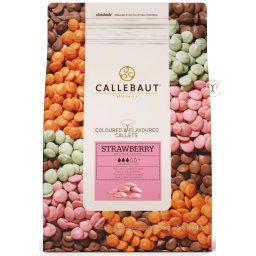 Ciocolata aroma CAPSUNI, 2.5 Kg, Callebaut