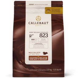 Ciocolata cu Lapte 33.6% Recipe 823, 2.5 Kg, Callebaut