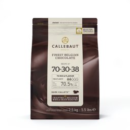 Ciocolata Neagra 70.5% Recipe 70-30-38, 2.5 kg, Callebaut