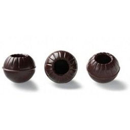 Coji pentru trufe din ciocolata Neagra, cacao 52.7%, 126 buc set, Callebaut
