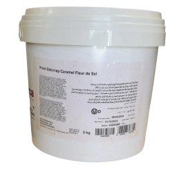 Crema Crocanta cu Ciocolata Alba si Caramel Sarat, Pralin Delicrisp Caramel Fleur de Sel, IRCA, 5kg