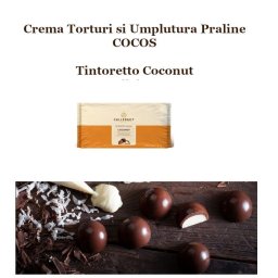 Crema Torturi Cocos, Tintoretto Coconut, Callebaut, 5 Kg