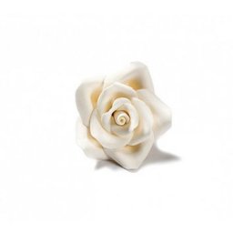 Decor Zahar - Trandafiri Albi O 5 cm, 24 buc