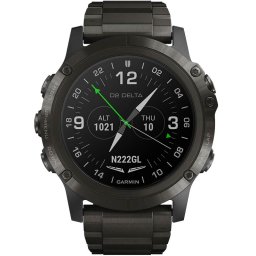 Ceas Smartwatch Garmin D2 Delta PX, 51mm, GPS, Pulse Ox, Sapphire Carbon