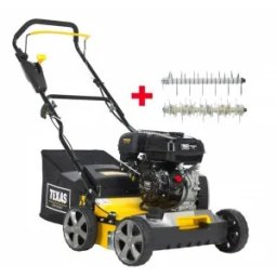 Scarificator si aerator gazon Texas Pro Cut 400TG 2-in-1, benzina, 5CP, reglaj central, latime lucru 400mm