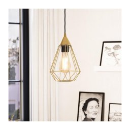 Lustră pe cablu TARBES 1xE27/60W/230V d. 17,5 cm Eglo 43681