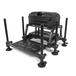 Scaun Modular Preston Inception Station, Graphite Edition
