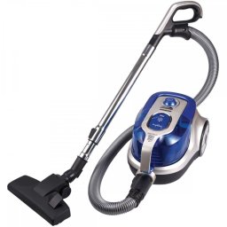 Aspirator fara sac Heinner Sapphire HVC-V750BL, 750W, 2.2L, Filtrare ciclonica, HEPA 13, Albastru/Sampanie