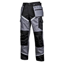 Pantalon lucru gros premium negru-gri - l/h-176