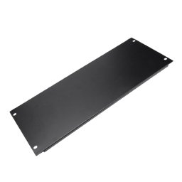 Panou fals 4U 19" pentru rack, oțel laminat la rece, negru RAL 9004, ASYTECH Networking ASY-BP-4U