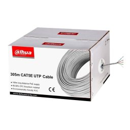 Cablu UTP CAT5E 100% cupru OFC 0.45 mm, rola 305 m, Dahua PFM920I-5EUN