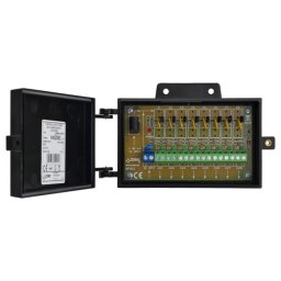 Modul de protecție alimentare CCTV, 8 ieșiri x 1A, 10-30V DC