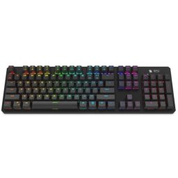 Tastatura gaming mecanica SPC Gear GK540 Magna, iluminare RGB, software macro, switch Kailh Blue, Negru