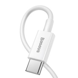 Superior Series Lightning la Type-C PD White 20W, 2m