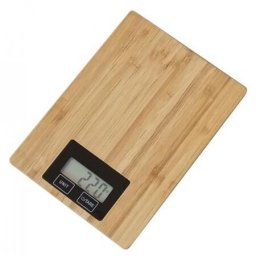 Cantar de bucatarie OBKSB 44980 din bambus 5 Kg