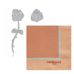 Esarfa Naiades Corail Cacharel Cercei Borealy Wild Rose