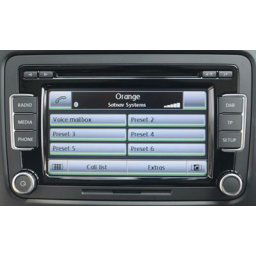 Retrofit CarKit Bluetooth si adaptor USB,iPod,iPhone , AUX-IN dedicat VW, Skoda ,Seat.