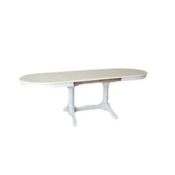 MASA LIDER 39 PENTRU 6 PERSOANE, IVORY 130/160/76 /78 h