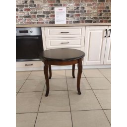 MASUTA ASY IN STIL CLASIC, 60X60 CM, DIN LEMN DE NUC