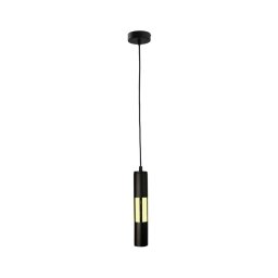 Lustră pe cablu MAGNUMA 1xGU10/50W/230V neagră/aurie