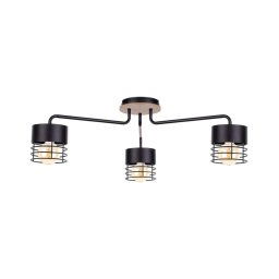 Lustră aplicată CAS WOOD 3xE27/60W/230V