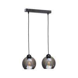 Lustră pe cablu UNO 2xE27/60W/230V neagră