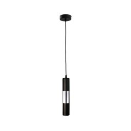 Lustră pe cablu MAGNUMA 1xGU10/50W/230V neagră/crom lucios