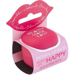 Balsam natural de buze cu zmeura, 6.8 gr, Beauty Made Easy