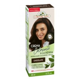 Vopsea henna crema, semipermanenta - Ciocolata, Corpore Sano, 80 ml