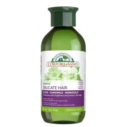Sampon pentru par fragil si scalp sensibil, cu nalba, musetel si craita, Corpore Sano, 300 ml
