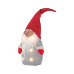 Decorațiune LED de Crăciun JOYLIGHT 6xLED/0,06W/3xAA roșu/gri Eglo 411227