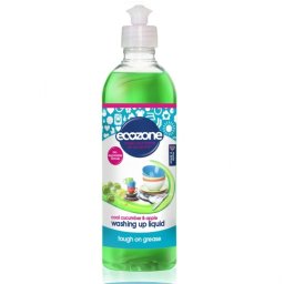 Solutie concentrata pentru spalat vase, cu castravete si mar, Ecozone, 500 ml