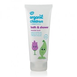 Gel de dus si spuma de baie cu lavanda, pentru copii, Green People, 200 ml