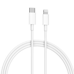 Cablu date incarcare - USB Lightning, MFI Type-C, lungime 1 m, 18W, Alb