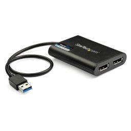 USB 3.0 to Dual DisplayPort Adapter - 4K 60Hz