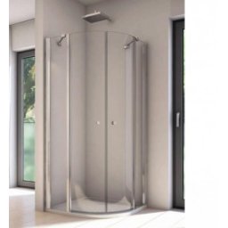 Cabina de dus semirotunda 90 cm seria SanSwiss model Solino