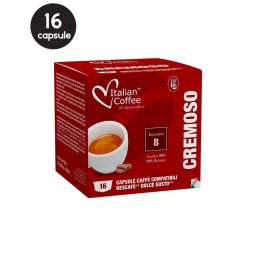 16 Capsule Italian Coffee Cremoso - Compatibile Dolce Gusto